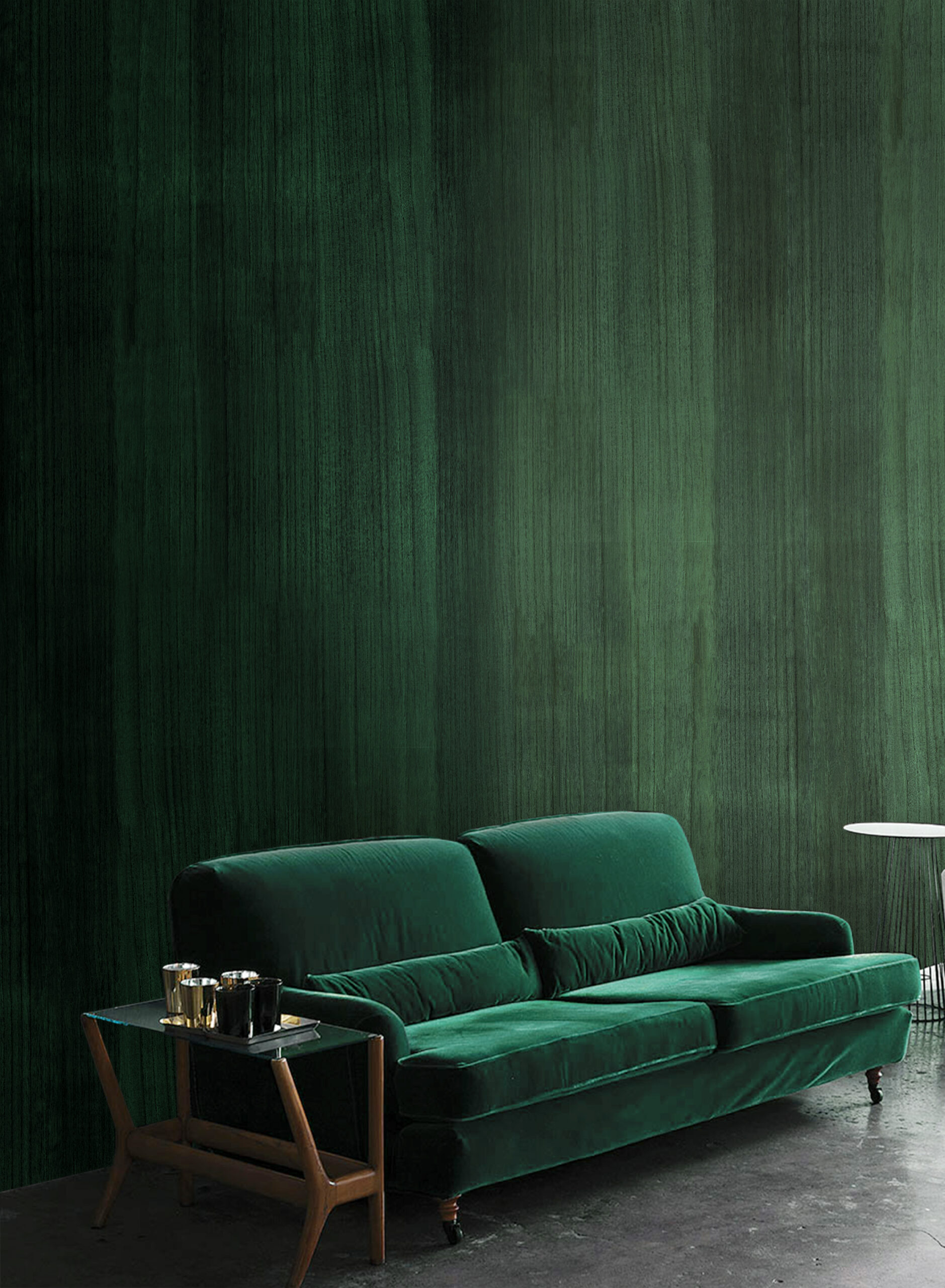 Real Wood NV1021 Hunter Green Room shot