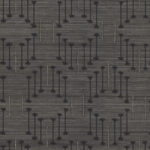 Ashanti wallcovering by Carlisle and Co in Onyx