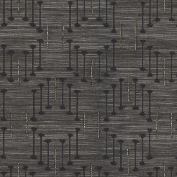 Ashanti wallcovering by Carlisle and Co in Onyx