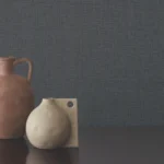 Heritage Linen Wallcovering in dusk