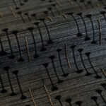 Ashanti wallcovering by Carlisle and Co in Onyx