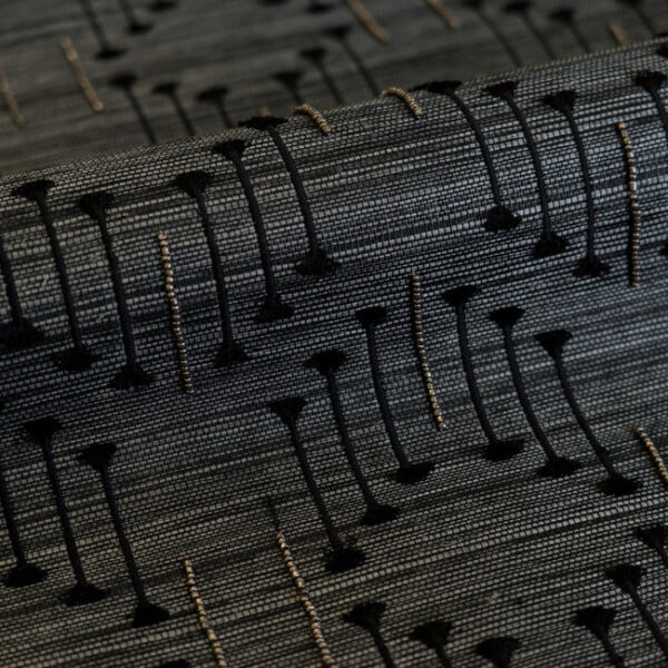Ashanti wallcovering by Carlisle and Co in Onyx