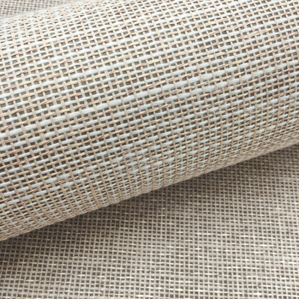 Rhea Weave wallcovering by Carlisle and Co in Oatmeal